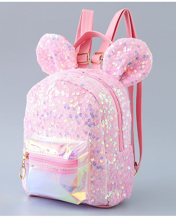 Pine Kids Bunny Shape Fashion Backpack - Pink