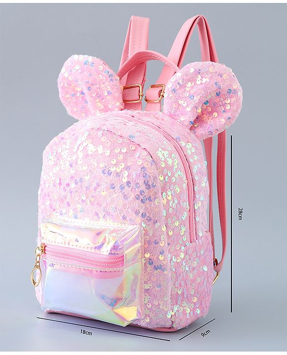 Pine Kids Bunny Shape Fashion Backpack - Pink