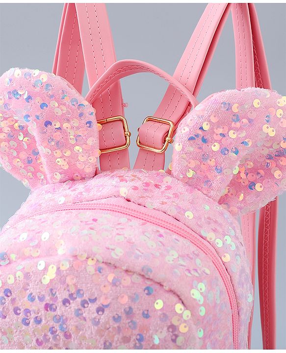 Pine Kids Bunny Shape Fashion Backpack - Pink