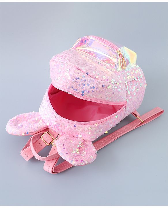 Pine Kids Bunny Shape Fashion Backpack - Pink