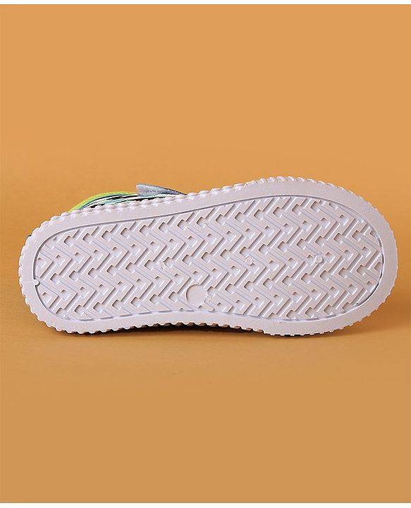 Cute Walk by Babyhug Casual Shoes with Velcro Closure Camouflage Print - Blue