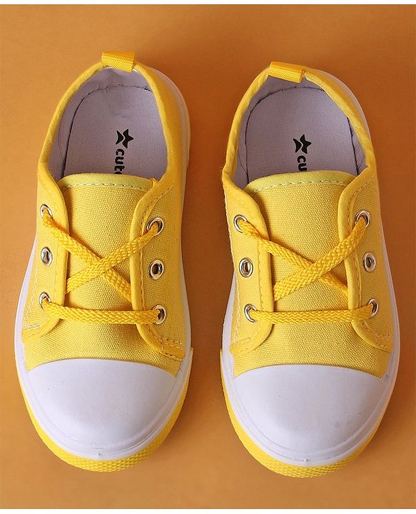 Cute Walk by Babyhug Casual Shoes - Yellow