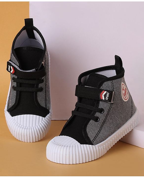 Cute Walk by Babyhug Velcro Closure Casual Shoes - Black
