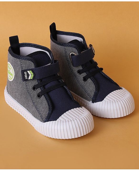 Cute Walk by Babyhug Velcro Closure Casual Shoes - Navy Blue