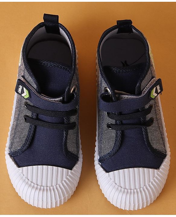 Cute Walk by Babyhug Velcro Closure Casual Shoes - Navy Blue