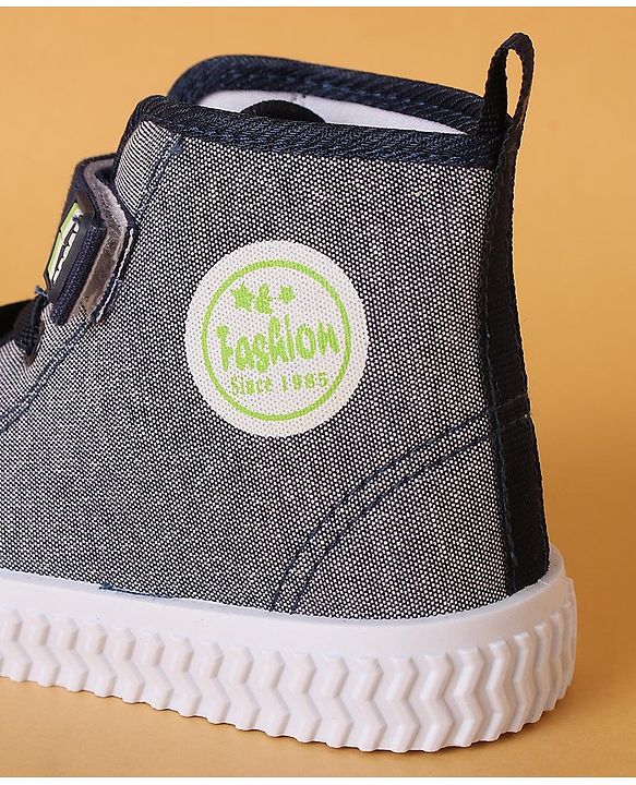 Cute Walk by Babyhug Velcro Closure Casual Shoes - Navy Blue