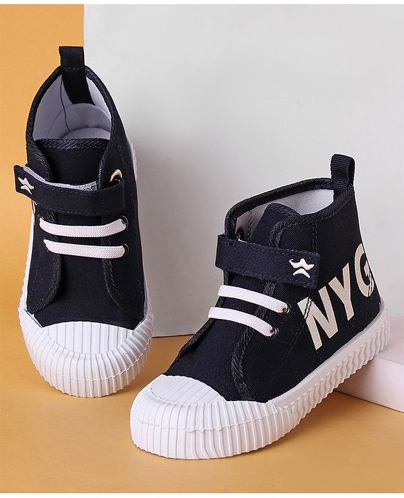 Cute Walk by Babyhug Casual Shoes with Velcro Closure-  Navy Blue