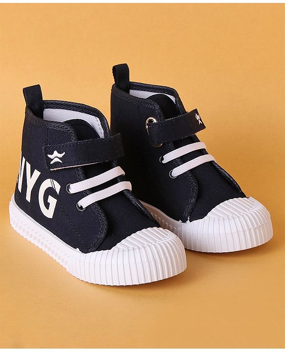 Cute Walk by Babyhug Casual Shoes with Velcro Closure-  Navy Blue