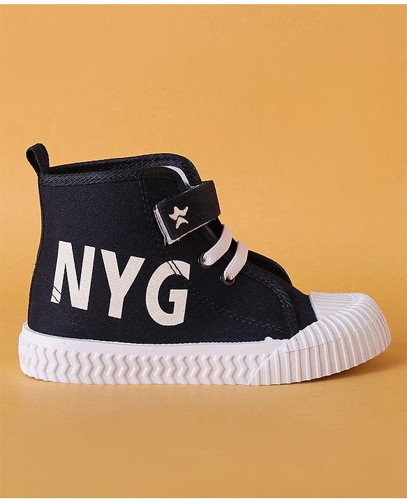 Cute Walk by Babyhug Casual Shoes with Velcro Closure-  Navy Blue