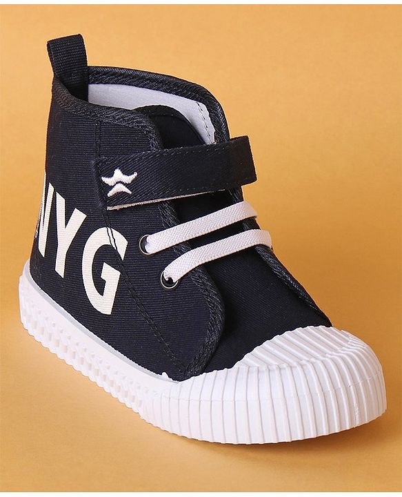 Cute Walk by Babyhug Casual Shoes with Velcro Closure-  Navy Blue