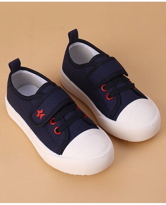 Cute Walk by Babyhug Velcro Closure Casual Shoes - Navy Blue