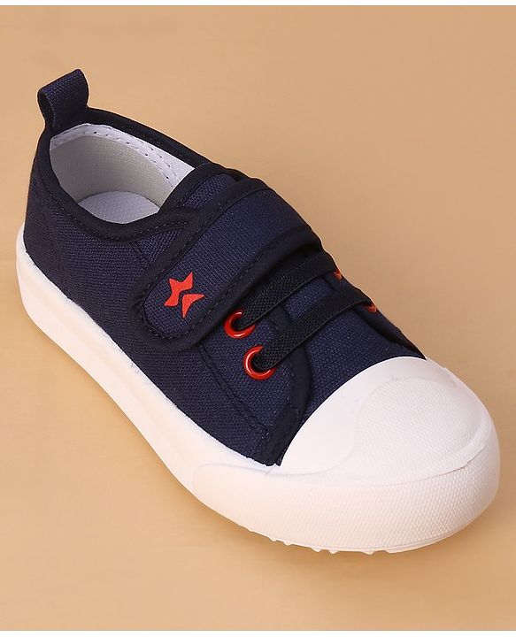 Cute Walk by Babyhug Velcro Closure Casual Shoes - Navy Blue