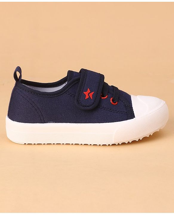 Cute Walk by Babyhug Velcro Closure Casual Shoes - Navy Blue