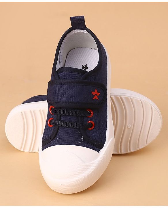 Cute Walk by Babyhug Velcro Closure Casual Shoes - Navy Blue