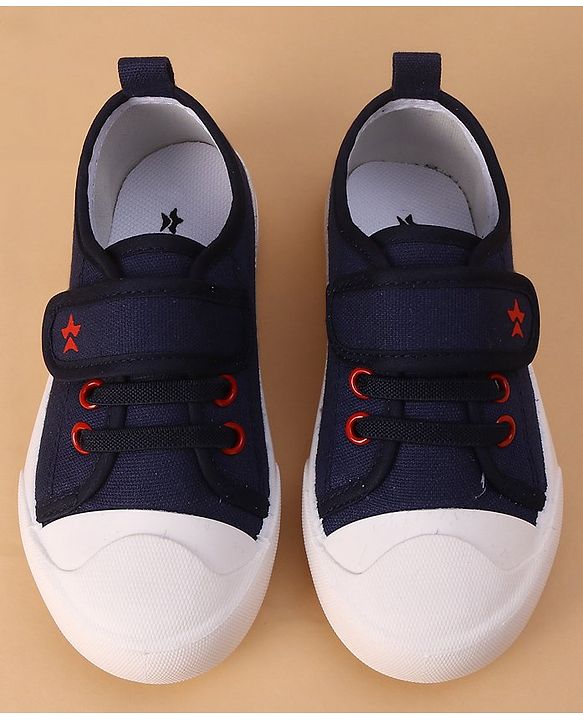 Cute Walk by Babyhug Velcro Closure Casual Shoes - Navy Blue