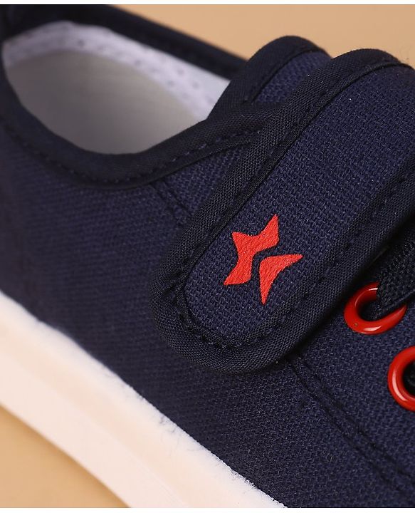 Cute Walk by Babyhug Velcro Closure Casual Shoes - Navy Blue