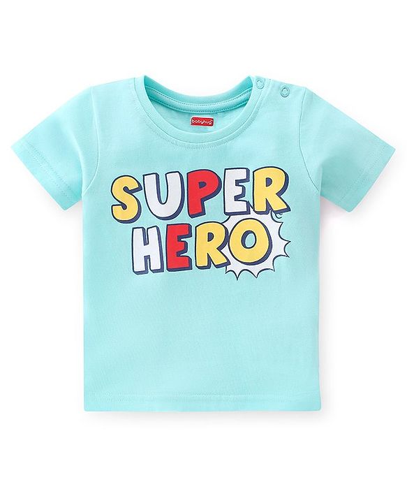 Babyhug Cotton Half Sleeves Striped T-Shirts With Super Hero Graphics Pack of 3 - Multicolor