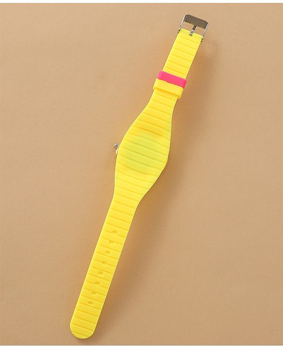 Babyhug Free Size Analog Watch - Yellow