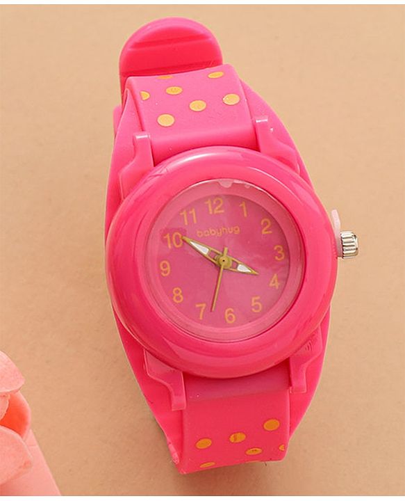 Babyhug Free Size Analog Watch - Yellow