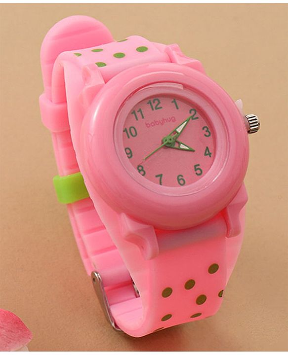 Babyhug Free Size Analog Watch - Yellow