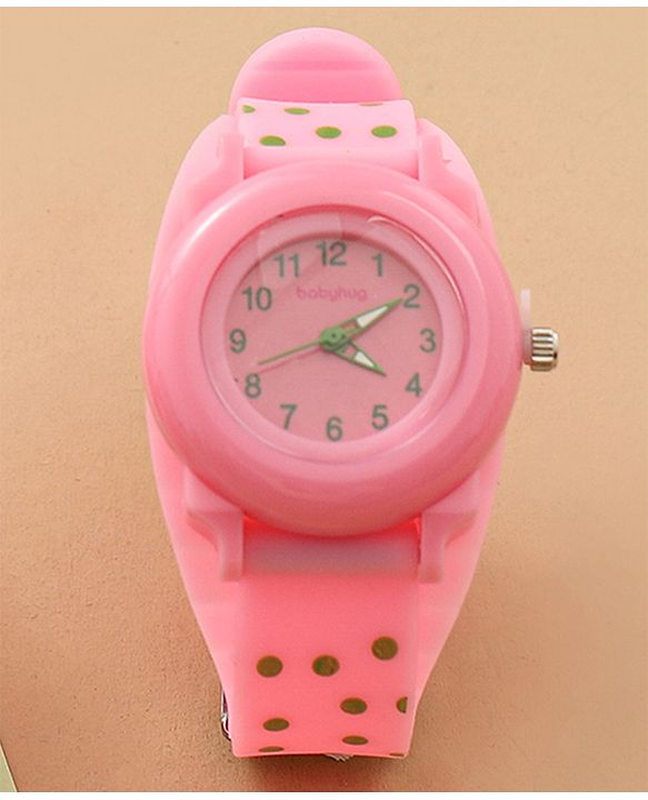 Babyhug Free Size Analog Watch - Yellow