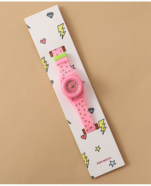 Babyhug Free Size Analog Watch - Yellow