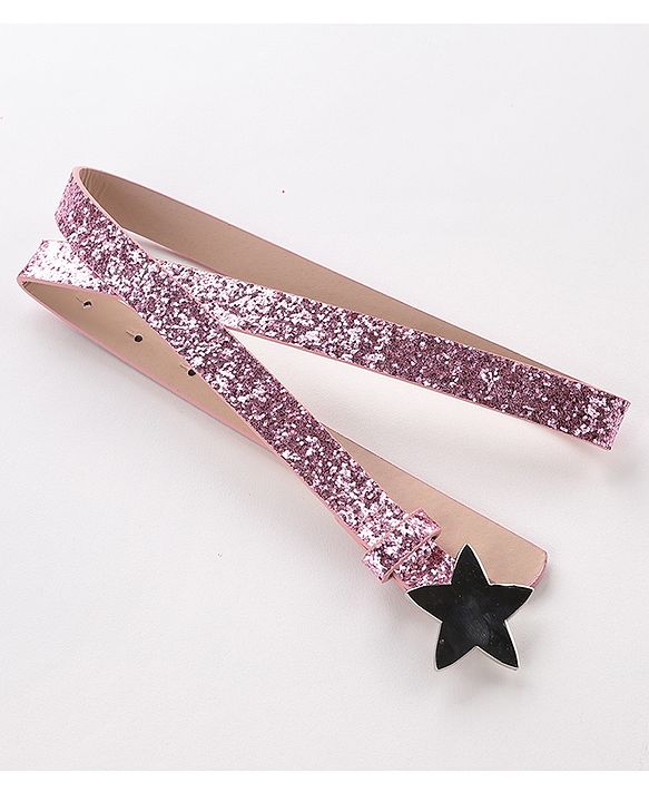 Pine Kids Belt with Star Buckle - Pink