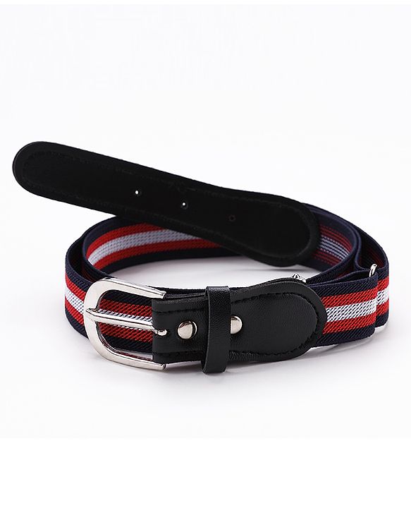 Pine Kids Belt with Striped Theme Free Size - Red