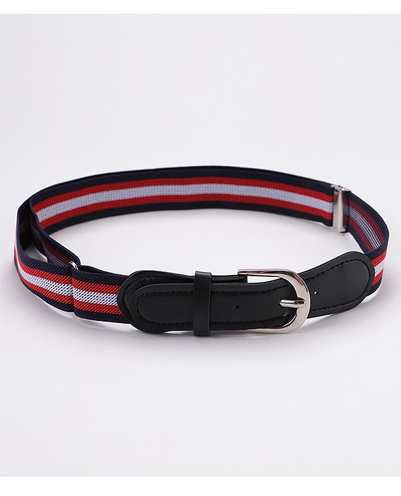 Pine Kids Belt with Striped Theme Free Size - Red