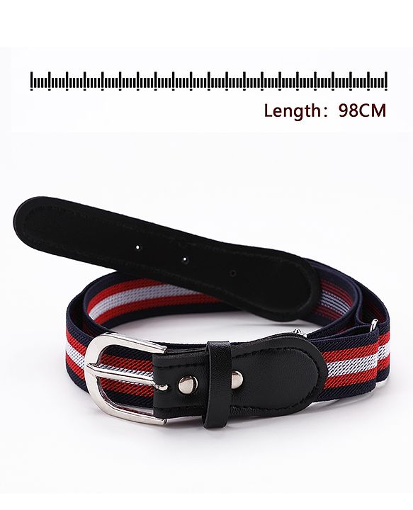 Pine Kids Belt with Striped Theme Free Size - Red