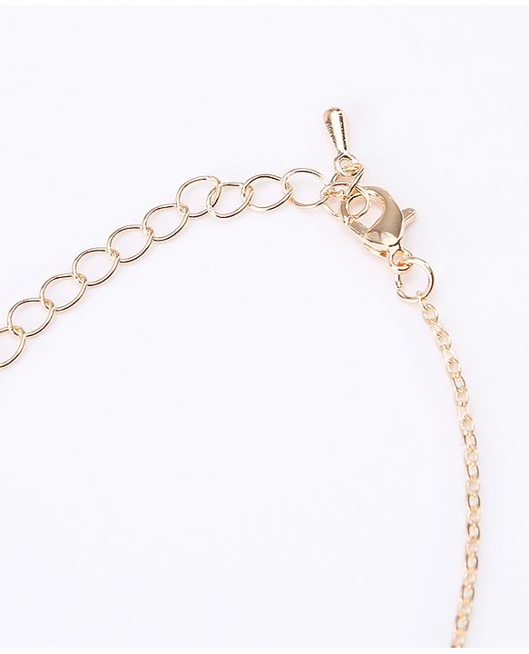 Pine Kids Free Size Necklace with Interchangeable Charms - Gold
