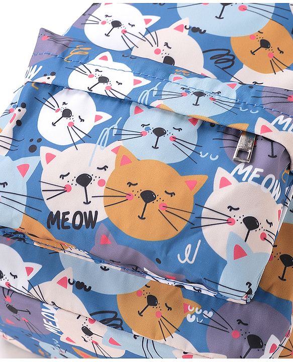 Pine Kids Fashion Backpacks Cat Print - Multicolor