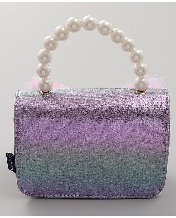Pine Kids Sling Bag with Bow Applique  - Purple