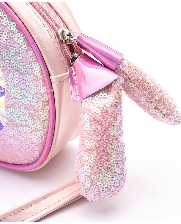 Pine Kids Sling Bag with Bow Applique - Pink