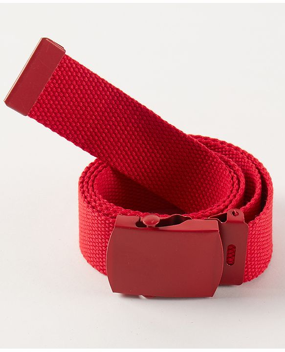 Pine Kids Automatic Buckle Closure Belt  - Red
