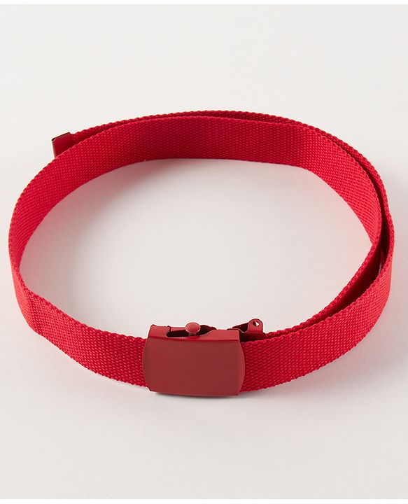 Pine Kids Automatic Buckle Closure Belt  - Red
