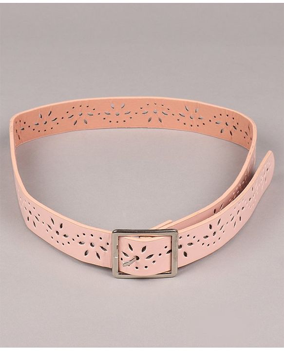 Babyhug Free Size Belt with Square Buckle - Pink