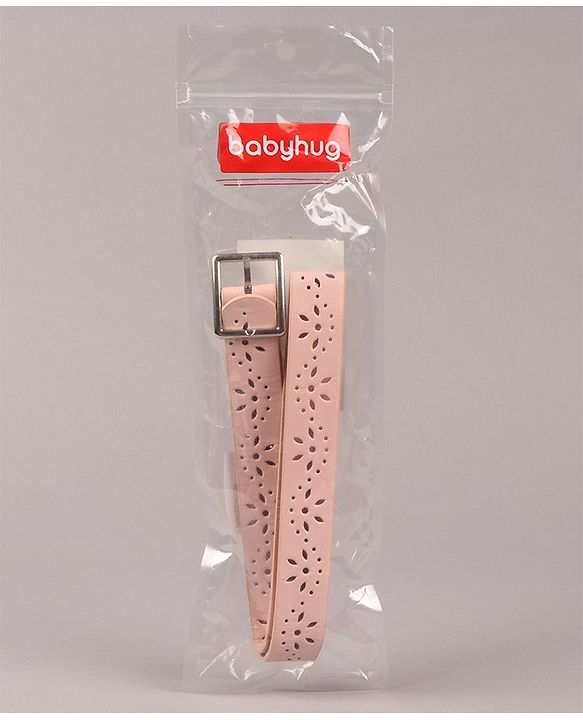 Babyhug Free Size Belt with Square Buckle - Pink