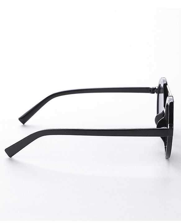 Pine Kids Sunglasses with Double Bridge - Black