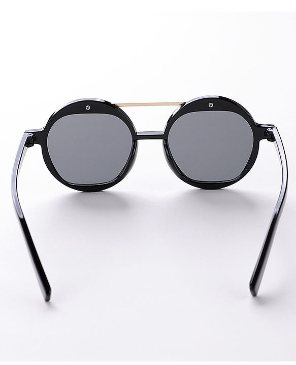 Pine Kids Sunglasses with Double Bridge - Black