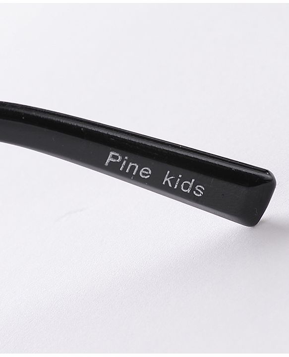Pine Kids Sunglasses with Double Bridge - Black