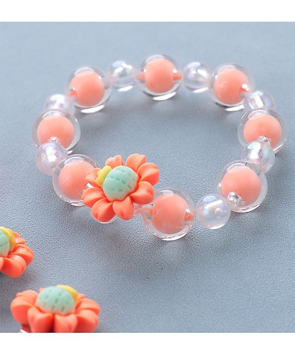 Babyhug Jewellery Set With Floral Design - Multicolor