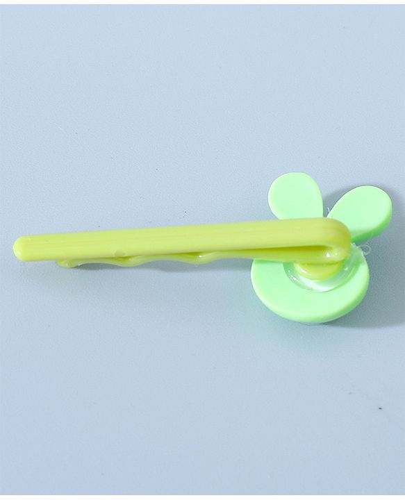 Babyhug Hair Pins And Clips Bunny Applique Pack of 10 - Multicolour