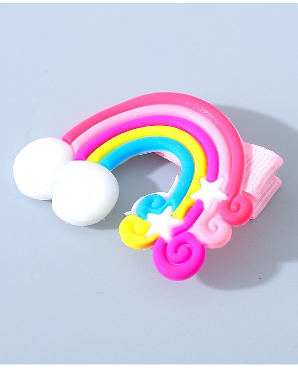 Babyhug Hair Pins And Clips Combo Pack of 14  -  Pink