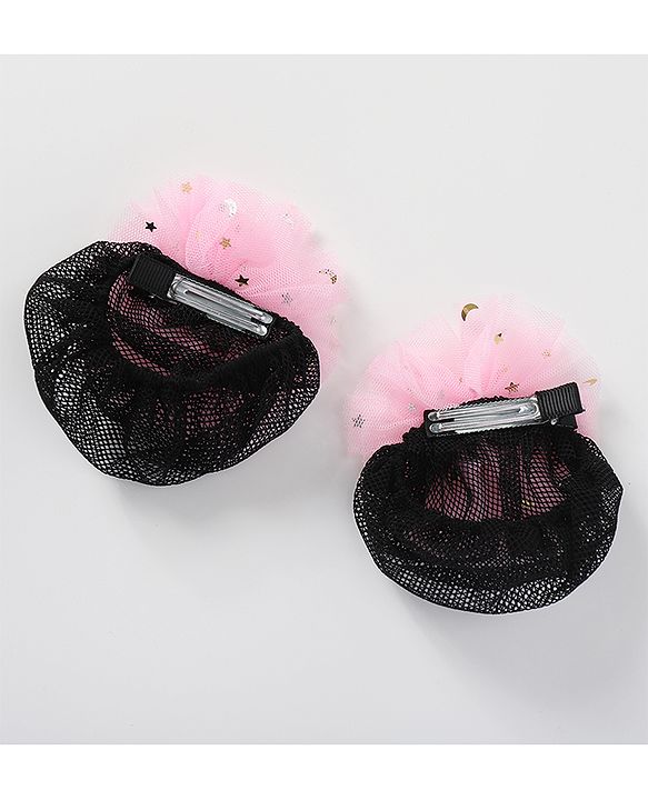Babyhug Bow Shaped Scrunchies Pack of 2  - Pink