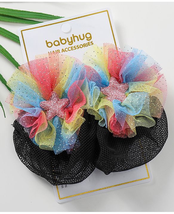 Babyhug Free Size Scrunchies Pack of 2 - Multicolor