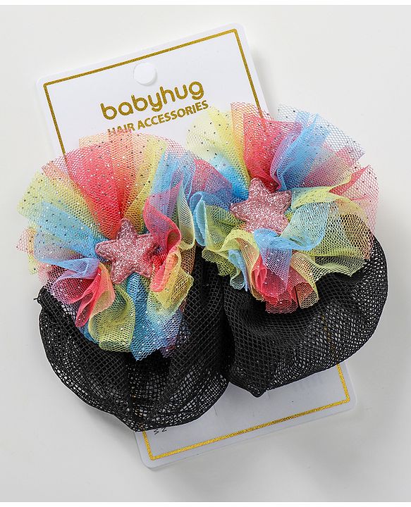 Babyhug Free Size Scrunchies Pack of 2 - Multicolor