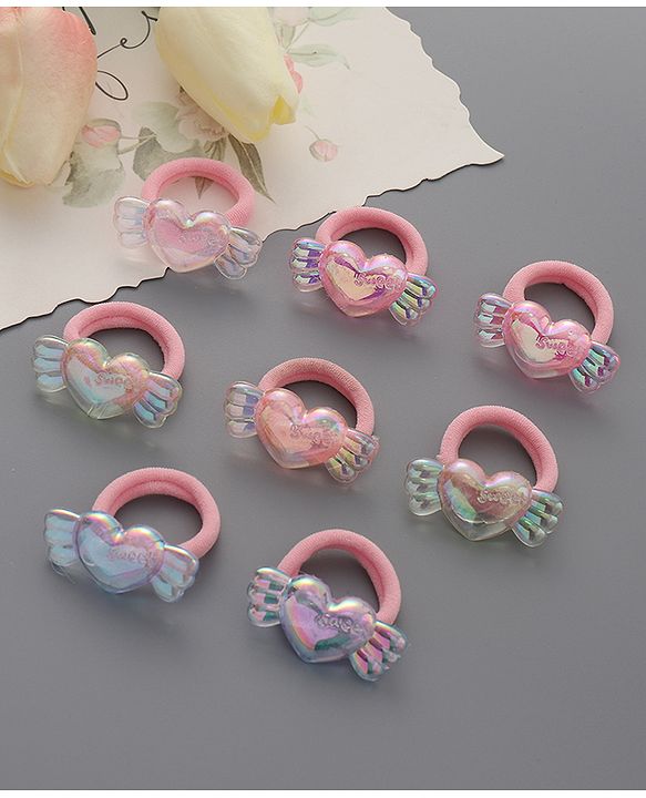 Babyhug Free Size Rubber Band Pack of 8 - Multicolor