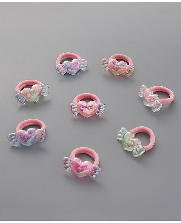 Babyhug Free Size Rubber Band Pack of 8 - Multicolor
