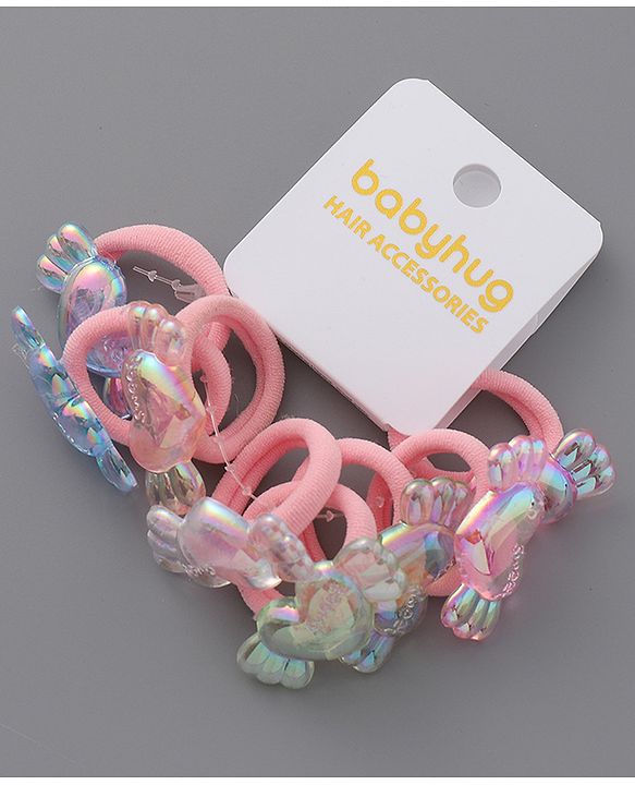 Babyhug Free Size Rubber Band Pack of 8 - Multicolor